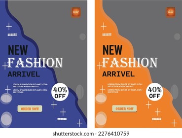 2 flyer New fashion template design