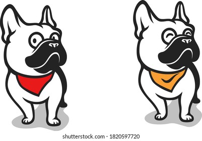 2 Funny Cute Frenchies (French Bulldog)