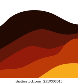 2 Halloween Modern Orange dark liquid irregular blob shapes abstract. elements graphic flat style. 5 palette fluidity design illustration stock
