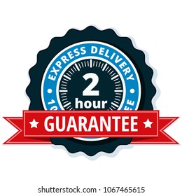 2 Hour Express Delivery illustration