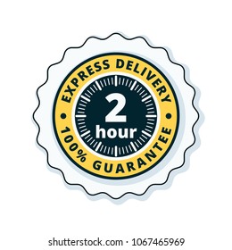 2 Hour Express Delivery illustration