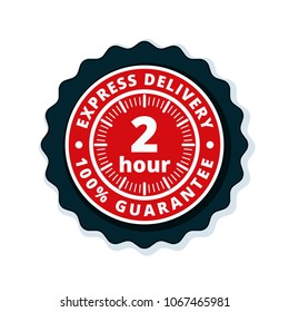2 Hour Express Delivery illustration