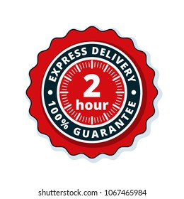 2 Hour Express Delivery illustration