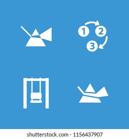 2 icon. collection of 4 2 filled icons such as intersection. editable 2 icons for web and mobile.