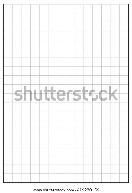 2 inch grid printable graph paperblack stock vector