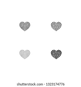  2 Inch Wide Vector Heart Blackline for Rhinestones or Studs.