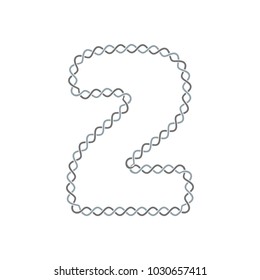 2 Infinity Letter Logo Icon Design