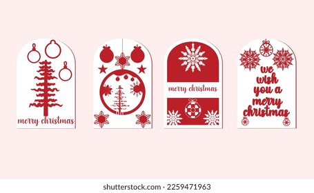 2 layer Christmas ornament bundle