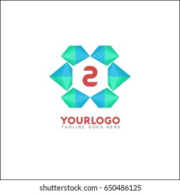 2 letter abstract paper. Mountains media is a vector logo template. Triangle shape logotype for business and creative company.