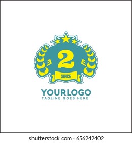2 letter business corporate abstract faster vector logo design template