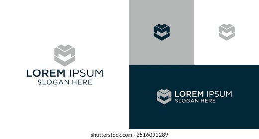 Logotipo de la comisión de 2 letras, conveniente para las Grandes empresas