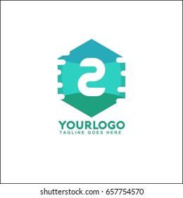 2 Letter Property and Construction Logo design for business corporate sign