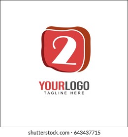 2 letter tech logo. Media advertisement company design concept.