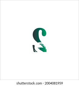 diseño de logotipo vectorial de 2 letras