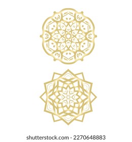 2 mandala art set vector, it is editable file