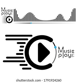2 Ola de sonido musical - Vector