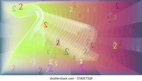 2 Number art idea