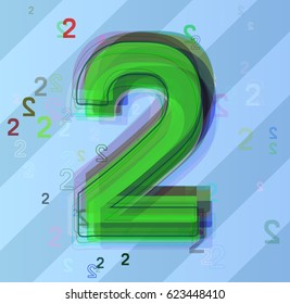 2 Number elements pattern
