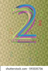 2 Number idea art