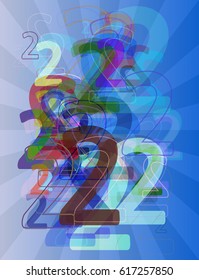 2 Number template vector