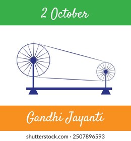 2 October gandhi jayanti. Mahatma gandhi jayanti. national holiday in India