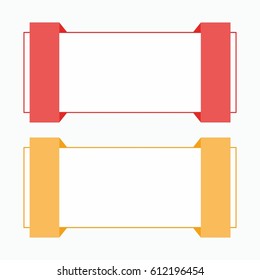 2 options infographics vector template