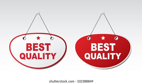 2 panels with text - Best quality. Vector