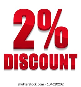 2 percent discount digits
