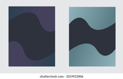 2 poster design templates for events and companies