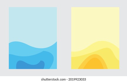 2 poster design templates for events and companies