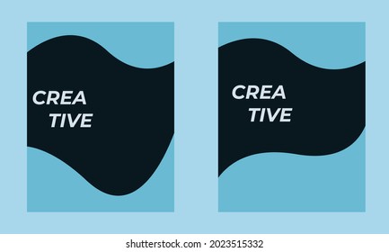 2 poster design templates for events and companies
