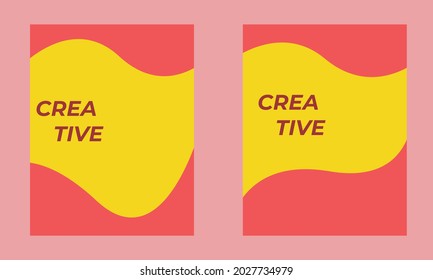2 poster design templates for events and companies
