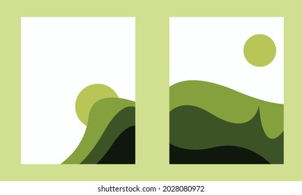 2 poster design templates for events and companies