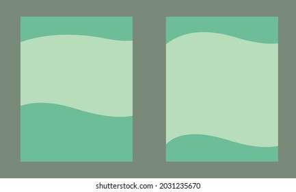2 poster design templates for events and companies
