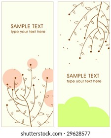 2 pretty card design with text area