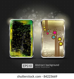 2 Retro grunge banner background