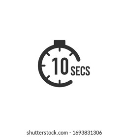 2 seconds Countdown Timer icon set. time interval icons. Stopwatch and time measurement. Stock Vector illustration isolated on white background.