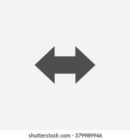 2 side arrow Icon Vector