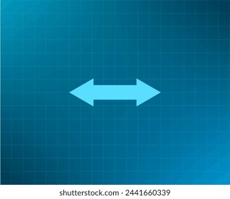 2 side arrow illustration icon
