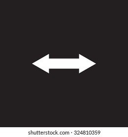 2 side arrow illustration icon