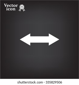 2 side arrow illustration icon