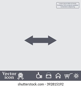 2 side arrow illustration icon