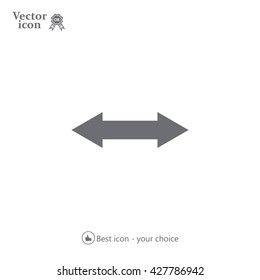 2 side arrow illustration icon