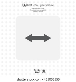 2 side arrow illustration icon