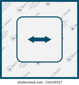 2 side arrow illustration icon