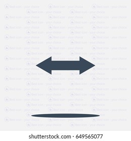 2 side arrow illustration icon