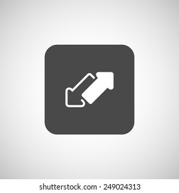 2 side arrow vector seamless web page design