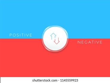 2 Step Positive Negative List Infographic Horizontal