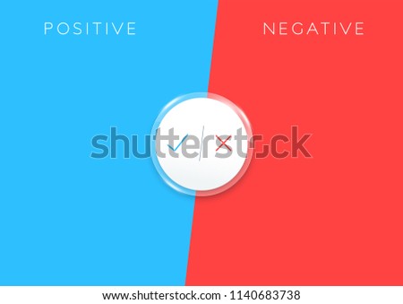 2 Step Positive Negative List Infographic Colorful