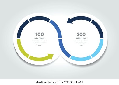 2 step template, banner, infographic, diagram, chart, column.
